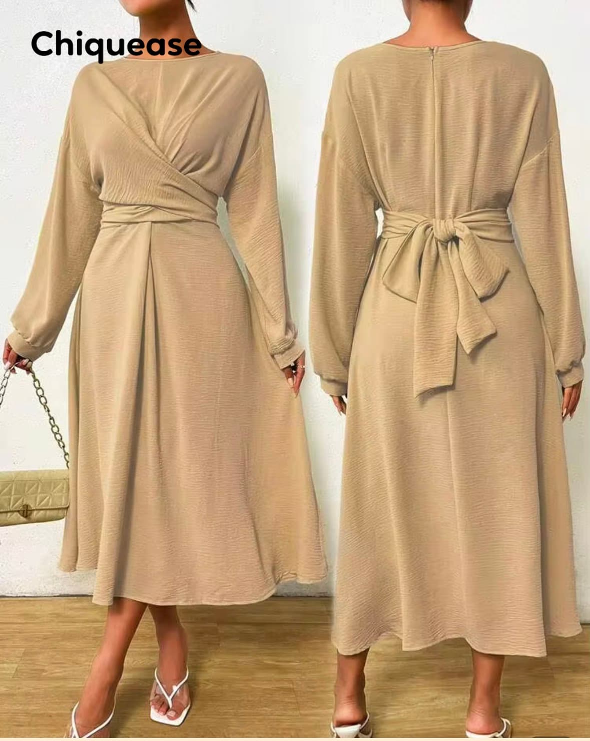 مقاس L فستان 